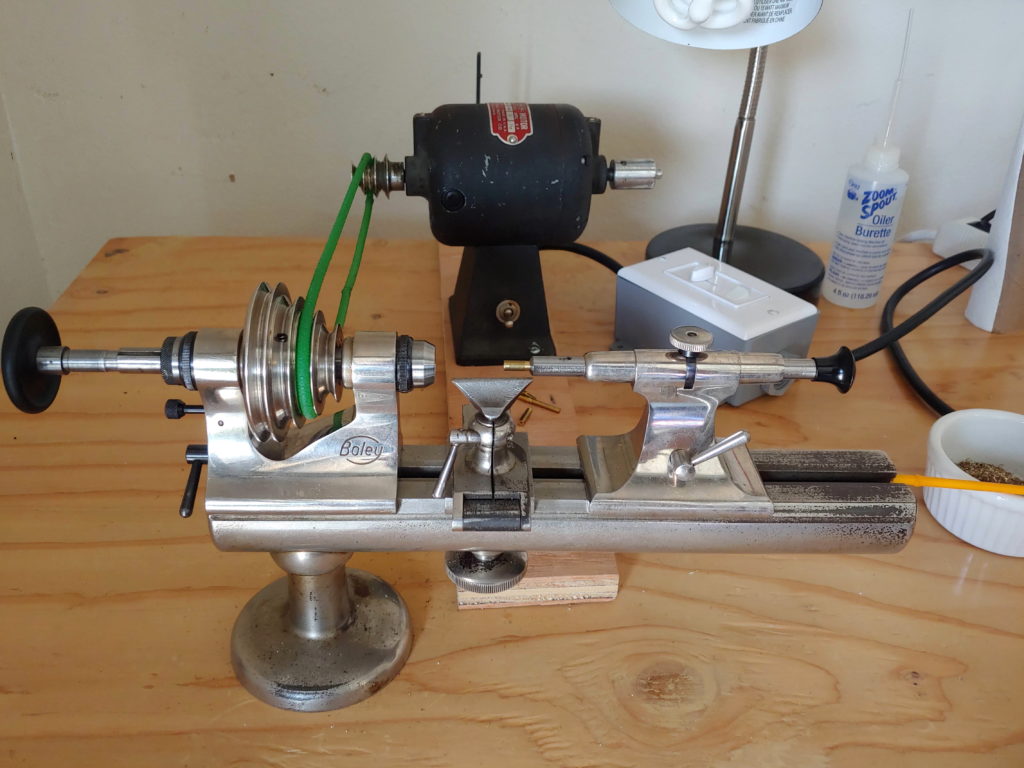 Trying Out the Watchmakers Lathe Scott s Hobbies